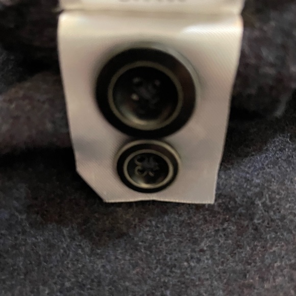 Ecoths men’s long sleeve button up shirt charcoal gray organic cotton size Med - Picture 15 of 16